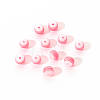 50Pcs Transparent Stripe Resin Beads RESI-YW0001-02F-4