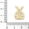 Brass Micro Pave Clear Cubic Zirconia Pendants KK-D289-01G-03-3