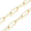 Soldered Brass Paperclip Chains CHC-D025-03G-01-2