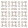 100Pcs Crackle Transparent Glass Beads GLAA-TADJ0001-12J-1