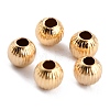 Long-Lasting Plated Brass Beads KK-O133-001B-G-1