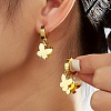201 Stainless Steel Hoop Earrings TX4252-3