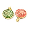 Rack Plating Brass Enamel Pendants KK-Z067-26G-2