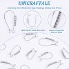 Unicraftale 18Pcs 3 Style 304 Stainless Steel Hoop Earrings Findings Kidney Ear Wires STAS-UN0038-20-5