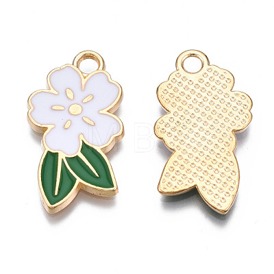 Alloy Enamel Pendants ENAM-Q446-002F-RS-1