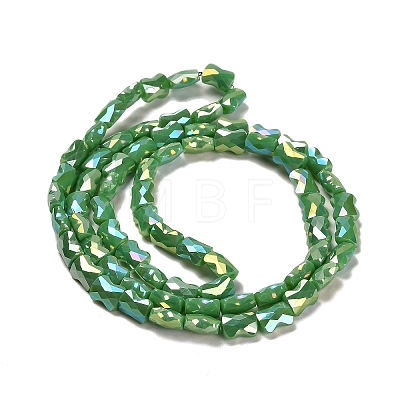 AB Color Plate Glass Beads Strands EGLA-P051-06B-C06-1