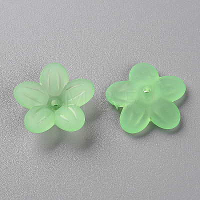 Frosted Acrylic Bead Caps MACR-S371-08A-733-1