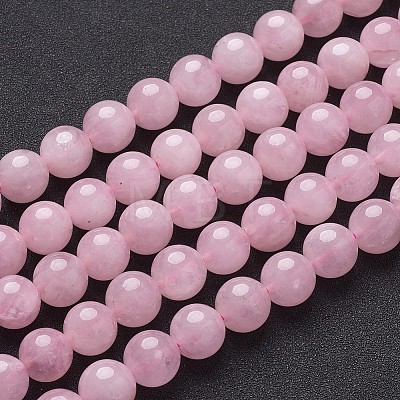 Natural Rose Quartz Beads Strands GSR12mmC034-1