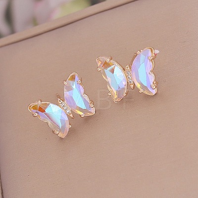 Fashionable Gradient Butterfly Earrings for Women YE8672-5-1