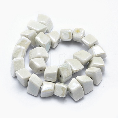Handmade Eco-Friendly Porcelain Beads PORC-P027-A10-1