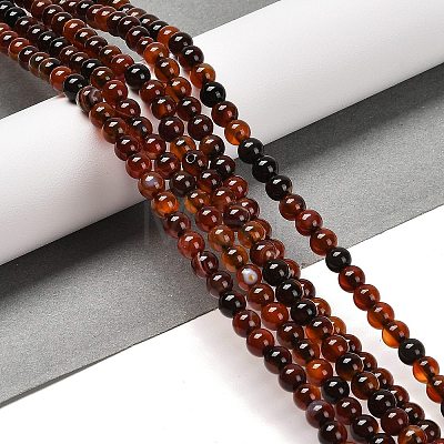 Natural Carnelian Beads Strands G-B079-A03-01-1