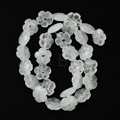 Natural Quartz Crystal Beads Strands G-H023-B17-01-1
