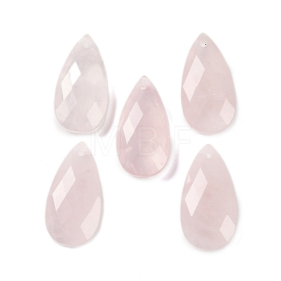 Natural Rose Quartz Pendants G-C140-05L-1