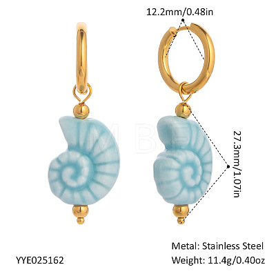304 Stainless Steel Hoop Earrings ZP5553-9-1