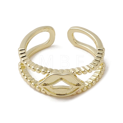 Brass Adjustable Open Rings RJEW-K257-87A-G-1