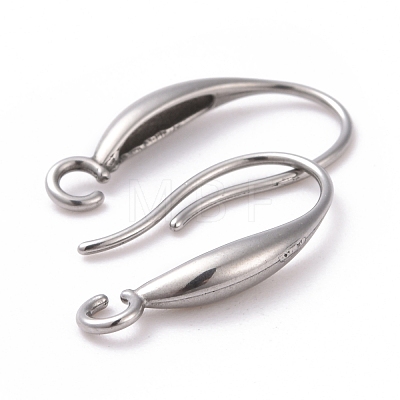 304 Stainless Steel Earring Hooks STAS-E017-01P-1