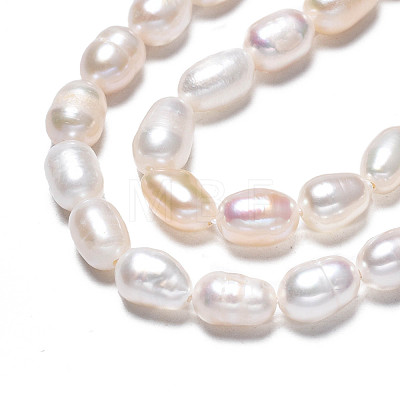 Natural Cultured Freshwater Pearl Beads Strands X-PEAR-N012-05D-1