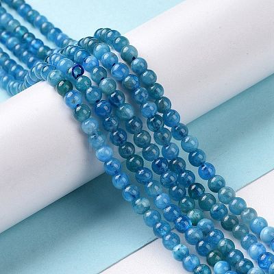 Natural Apatite Beads Strands X-G-D856-01-4mm-A-1