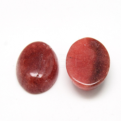 Dyed Natural White Jade Cabochons G-Q957-01L-13x18-1