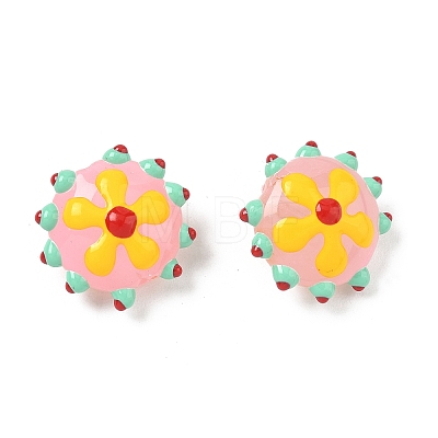 Baking Paint Glass Enamel Beads LAMP-S080-03A-1