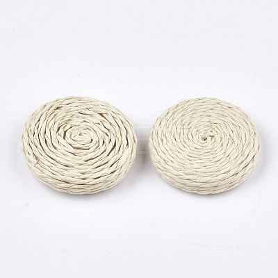 Handmade Woven Beads WOVE-T006-136A-1
