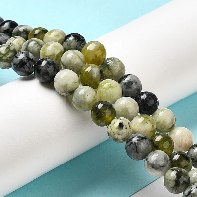 Natural Xiuyu Jade Beads Strands G-H298-A08-03-1