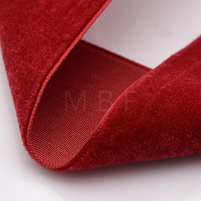 Polyester Velvet Ribbon for Gift Packing and Festival Decoration SRIB-M001-23mm-260-1