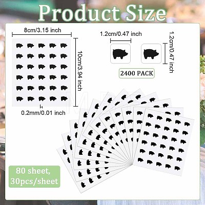 PVC & Paper Sticker Labels DIY-WH0374-67A-1