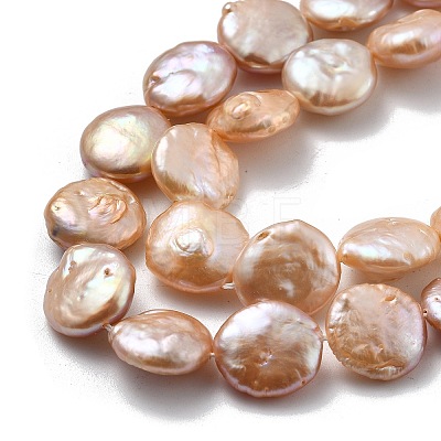 Natural Baroque Keshi Pearl Beads Strands PEAR-P064-08D-04D-1