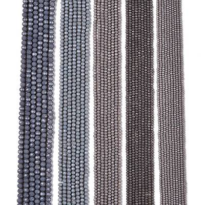 Opaque Solid Color Imitation Jade Glass Beads Strands LS-EGLA-A044-P6mm-D10-1