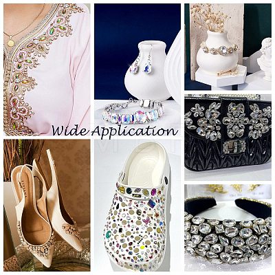Sew on Rhinestone LS-RGLA-T034-7x15mm-10-1
