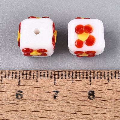 Handmade Bumpy Lampwork Beads LAMP-N042-22A-1