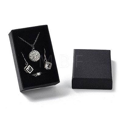 Cardboard Paper Jewelry Set Boxes CBOX-G015-04-1