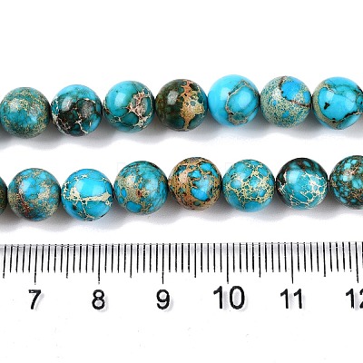 Natural Imperial Jasper Beads Strands G-N342-63C-1