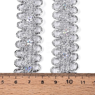 Polyester Metallic Ribbons DIY-WH0542-61B-01-1