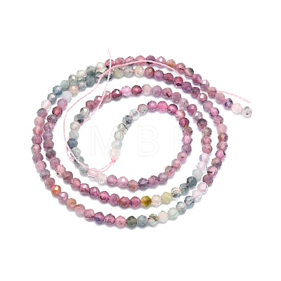 Natural Tourmaline Beads Strands G-P457-A01-02-1