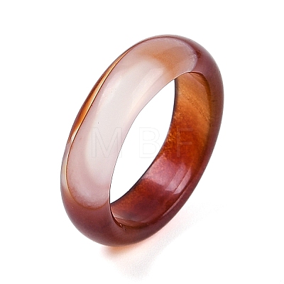 Dyed & Heated Natural Agate Finger Rings for Women RJEW-Z075-02I-1