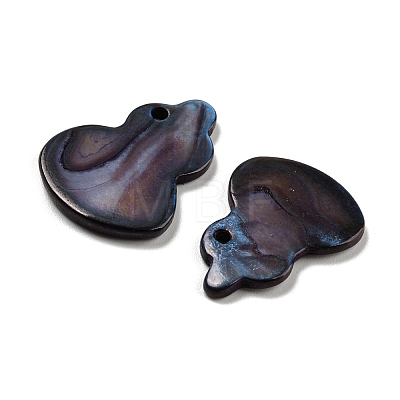 Dyed Natural Freshwater Shell Pendants BSHE-G034-11E-1