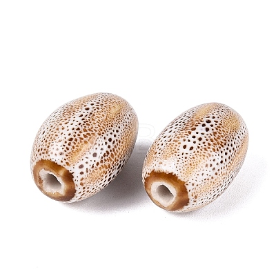 Vintage Handmade Porcelain Beads PORC-Q006-10B-1