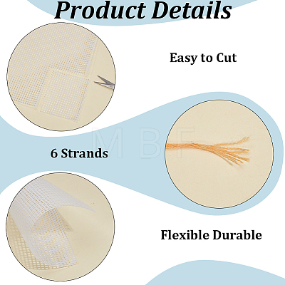 12 Skeins 6-Ply Polyester Embroidery Floss OCOR-CY0004-76-1