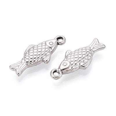 304 Stainless Steel Pendants STAS-T067-57P-1