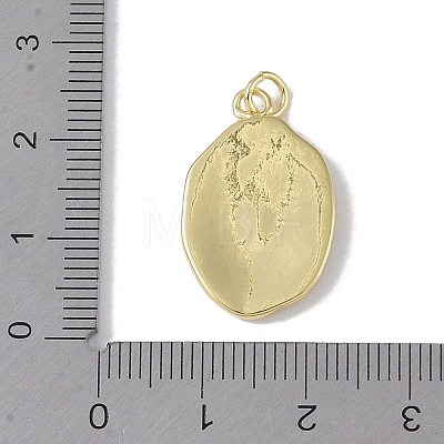 Brass Micro Pave Cubic Zirconia Pendants KK-E110-09G-1