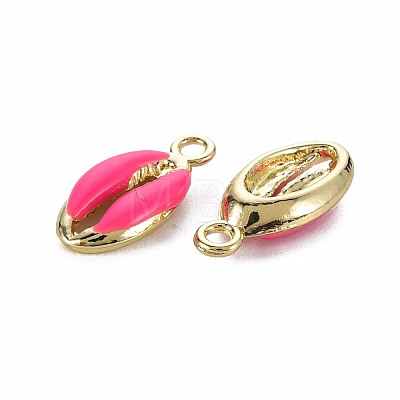 Alloy Enamel Pendants X-PALLOY-T065-27G-1