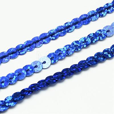 Eco-Friendly Plastic Paillette Beads PVC-Q087-6mm-M11-1