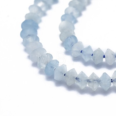 Natural Aquamarine Beads Strands G-I249-D16-1