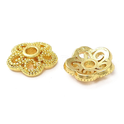 Brass Bead Caps KK-B142-05G-1