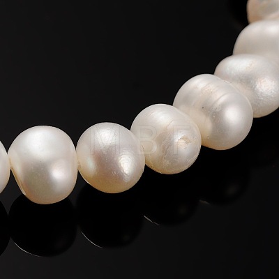 Natural Cultured Freshwater Pearl Beads Strands PEAR-E002-28-01-1