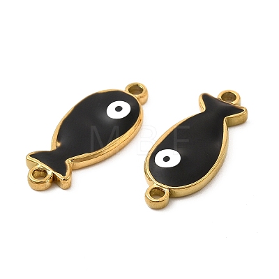 201 Stainless Steel Enamel Connector Charms STAS-P320-13G-1
