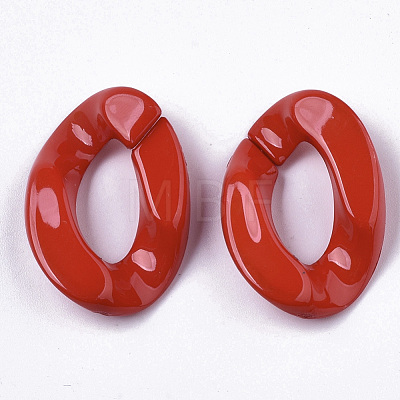 Opaque Acrylic Linking Rings OACR-S036-001B-G06-1