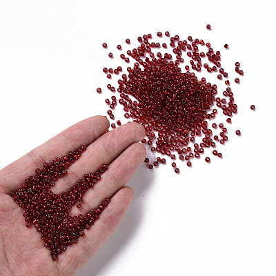 8/0 Glass Seed Beads SEED-A005-3mm-25B-1